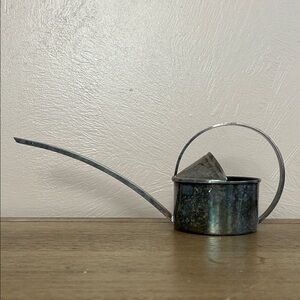 MCM 40’s 50’s Silver Plated Watering Can. Traditional American Craftsmanship.